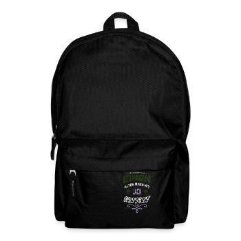 schwangerschaft doggie enkelkind terrier witzig - Rucksack - Schwarz - Vorne