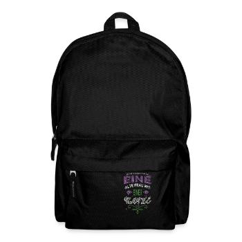 perserkatze großeltern raubkatze cool weihnachten - Rucksack - Schwarz - Vorne
