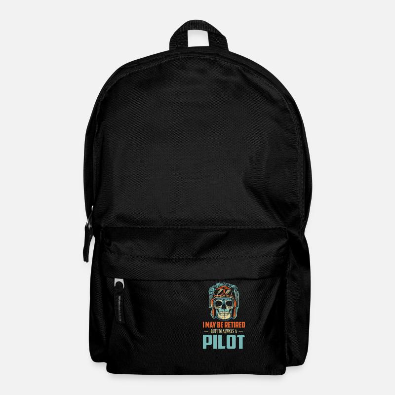 I May Be Retired But I'm Always A Pilot Airline Av - Rucksack - Schwarz