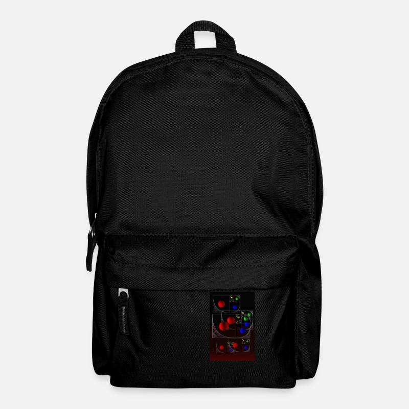 Fibonacci on black - Rucksack - Schwarz
