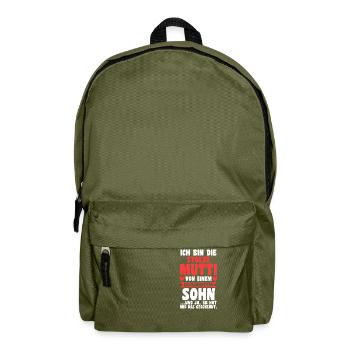 Mutter Sohn Muttertag Mama - Rucksack - Olivgrün - Vorne