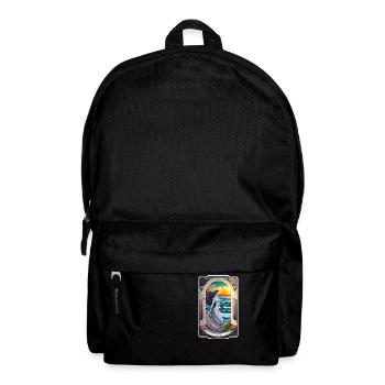 surf - art nouveau - Sac à dos - noir - Devant
