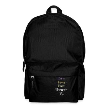 Femmes, argent, pouvoir = Trio imparable - Sac à dos - noir - Devant