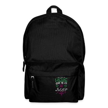 female pride outfits 50th birthday gay - Backpack - black - Front