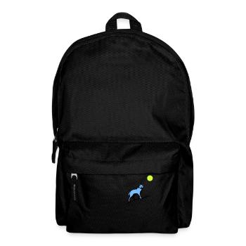 wolf mond - Rucksack - Schwarz - Vorne