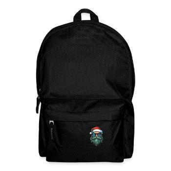 Père Noël Noël cool Noël - Sac à dos - noir - Devant