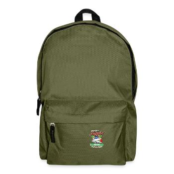 Voyage direct au Brésil avec ma famille de tribu - Sac à dos - vert olive - Devant