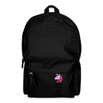 be_a_unicorn_02 - Rucksack - Schwarz - Vorne