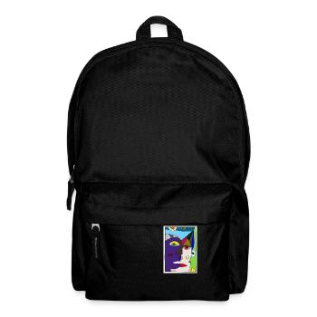 Abstract Faces Picasso - Rucksack - Schwarz - Vorne