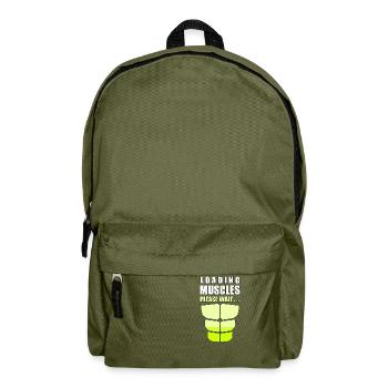 Loading muscles please wait - Backpack - olive green - Front