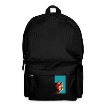 Cat AI Generated Art - Backpack - black - Front