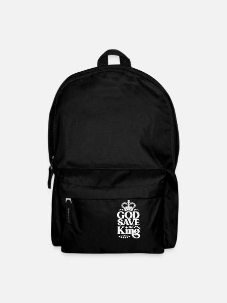 God Save the KING by FabSpark - Backpack - black