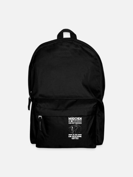 Bergsteiger Wald Bergwandern Wanderer Wandern - Rucksack - Schwarz