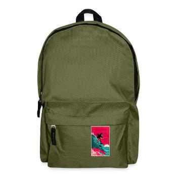 ASIASTYLE Samuraicat - Backpack - olive green - Front