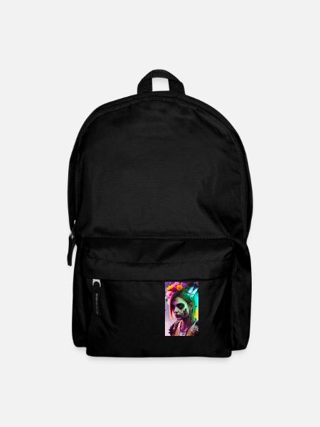 ARTWORK Zombie Gamergirl Rose - Backpack - black