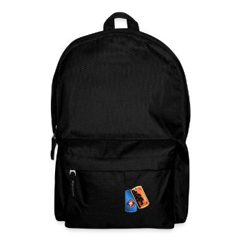 Erkennungsmarke FLORIDA Wappen Astronaut Space - Rucksack - Schwarz - Vorne