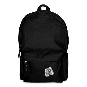 Erkennungsmarke IDAHO Fingerabdruck USA - Rucksack - Schwarz - Vorne