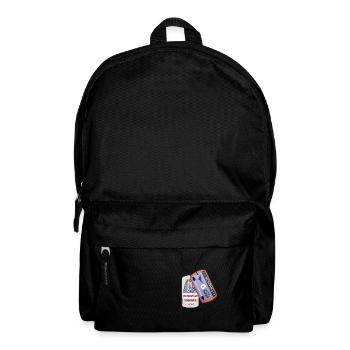 Erkennungsmarke Montana Fingerabdruck USA - Rucksack - Schwarz - Vorne