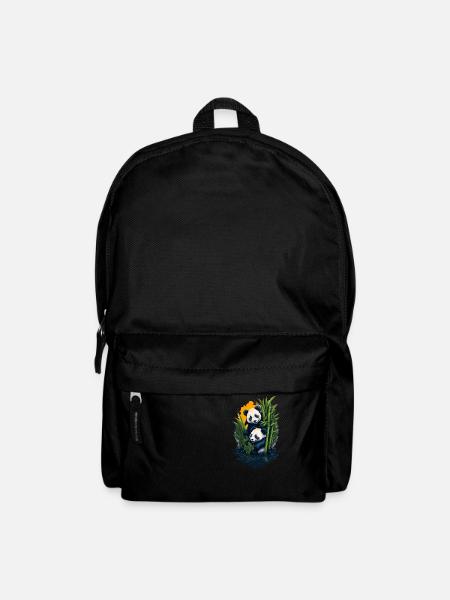 Niedliche Pandas - Rucksack - Schwarz