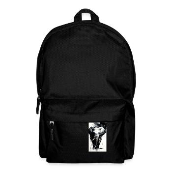 Elephant Power: Élevez votre style avec grandeur - Sac à dos - noir - Devant