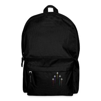 Farbige Freileitungen - Rucksack - Schwarz - Vorne