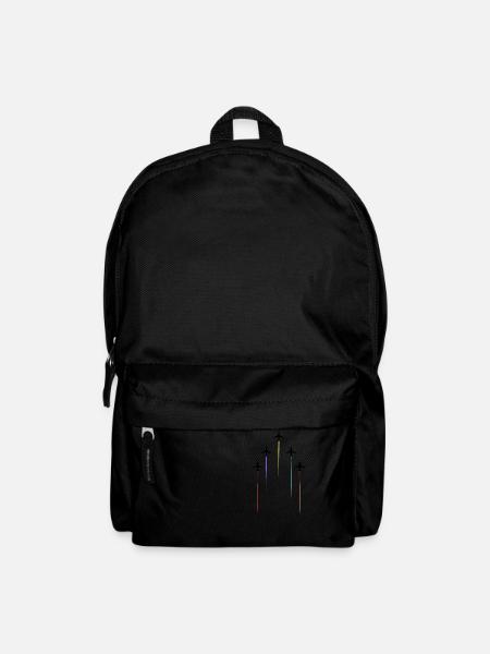 Farbige Freileitungen - Rucksack - Schwarz
