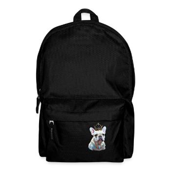 French Bulldog Head on Shirt's and Access - Backpack - black - Front