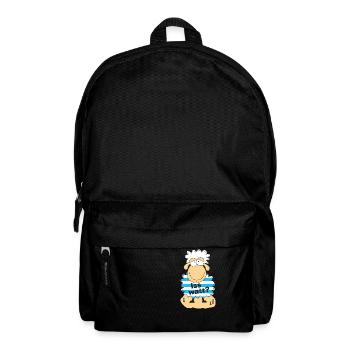 Iss watt? - Rucksack - Schwarz - Vorne