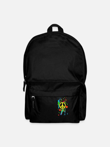 peace symbol 5 - Sac à dos - noir