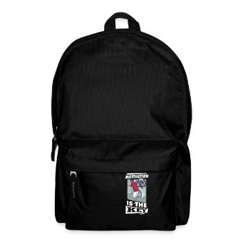 Motivation motivieren Karriere Positiv Geschenk - Rucksack - Schwarz - Vorne