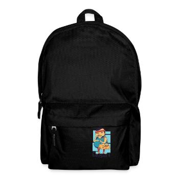 Crushing it burger fitness Crushing it burger fitn - Rucksack - Schwarz - Vorne