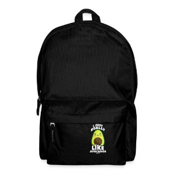 I Just Really Like Avocados - Rucksack - Schwarz - Vorne