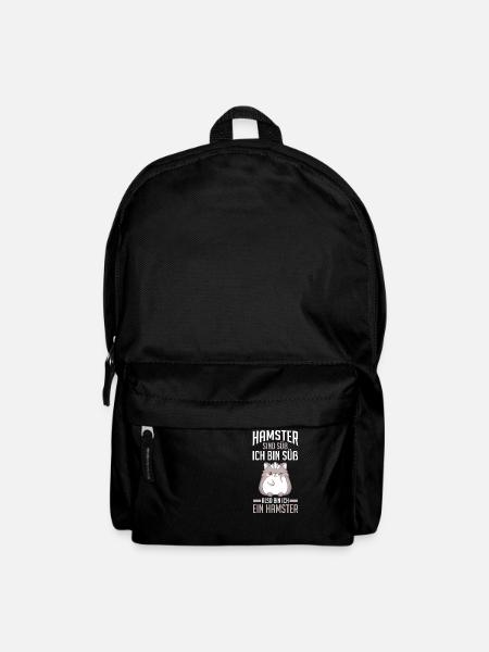 Nagetier Hamsterbesitzer Hamster - Rucksack - Schwarz