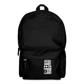 I'm Not Short I'm Penguin Size Dabbing Dab Dance - Rucksack - Schwarz - Vorne