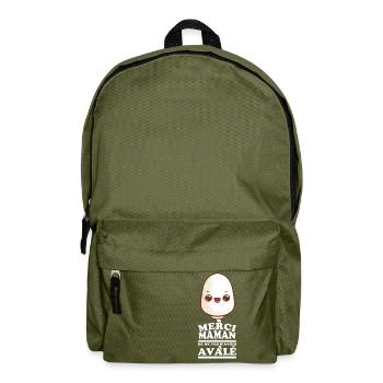 Thank you Mom for not swallowing me - Backpack - olive green - Front