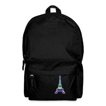 Eiffel tower #23 - Backpack - black - Front