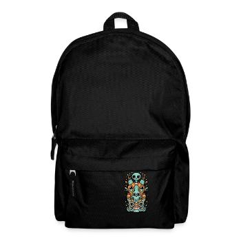 Alien doodles - Backpack - black - Front
