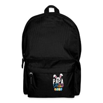 Cadeau de papa lapin Pâques Fête des pères Papa lapin - Sac à dos - noir - Devant