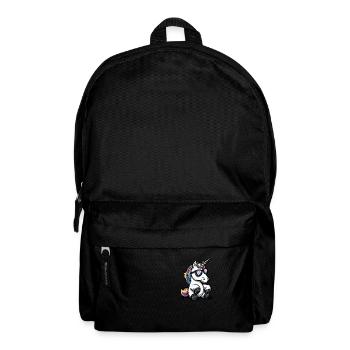 Einhorn Tier - Rucksack - Schwarz - Vorne