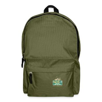 Retro-Kino. Cinephile. Gift - Rucksack - Olivgrün - Vorne