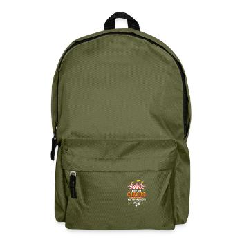 Nicht mein Zirkus Entertainer Gift - Rucksack - Olivgrün - Vorne