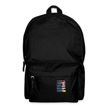 My Perfect Day Anime Funny Quote Ramen Sket - Sac à dos - noir - Devant