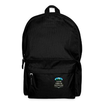 Rösten Freunde und Marshmallows Camping Camping Ca - Rucksack - Schwarz - Vorne