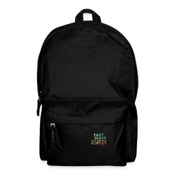 Fast sleep talk about it repeat OMAD - Backpack - black - Front