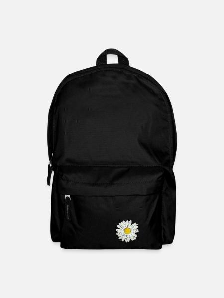 Gänseblümchen - Rucksack - Schwarz