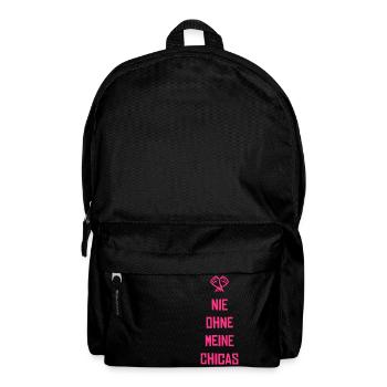 nie ohne chicas - Rucksack - Schwarz - Vorne