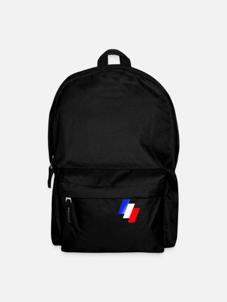frensh frag France drapeau - Sac à dos - noir