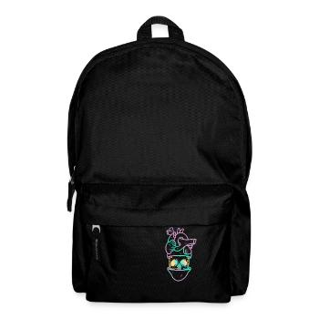 Heart Skull 3 mauve - Sac à dos - noir - Devant