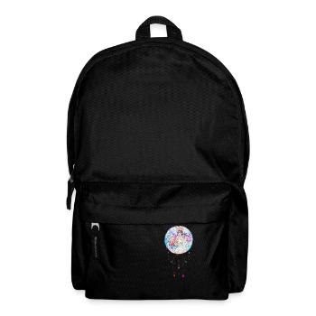 Mandala Yoga Boho Blume Natur spirituell Mon Sonne - Rucksack - Schwarz - Vorne