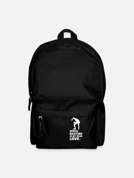 Ich Liebe Speed Skating - Rucksack - Schwarz